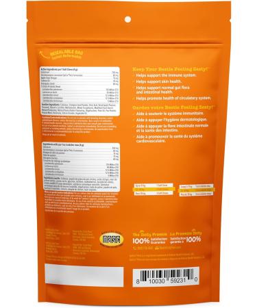 Dog Immune Chews - Dog Supplements for Immune Support & Gut Health Formulated with Salmon Oil and Omega 3 for Itchy Skin Relief Peanut Butter Flavor 60 Count Zesty Paws - Buy Online on GoSupps.com