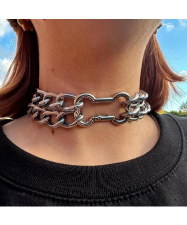 Shop Oralgo's Trendy Hollow Bone Necklace - Fashionable Bone-Limbs-Keybone Chain for Parties & Performances - Buy Online on GoSupps.com