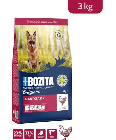 Bozita Dog Original Adult Classic 3 kg - Buy Online on GoSupps.com