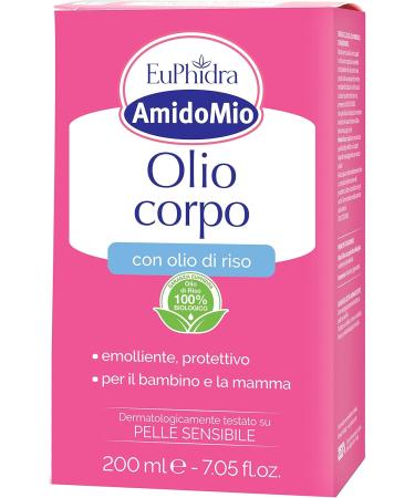 EuPhidra AmidoMio Body Oil with Rice Oil - 200 ml | Nourishing & Hydrating Skin Care | International Shipping Available - Buy Online on GoSupps.com