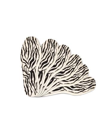 Shoe Insoles for Women 6 Pair Pack Zebra Set Soft Touch | Comfortable Ladies Shoe Inserts for Everyday Use | Shoe Insoles with Stylish Zebra Print Design | Kaps (36 EUR / 5 US/Women) 36 EUR / 5 US Women