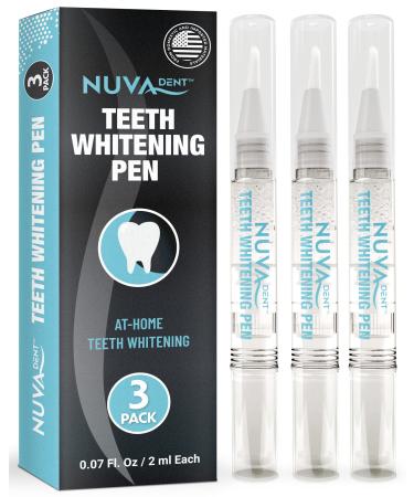 Sensitive Teeth Whitening Pens - Tooth Whitening Pens Made in USA - 35% Carbamide Peroxide Whitening Gel Teeth Stain Remover - Teeth Whitener  Blanqueador de Dientes Profesional (3 Pcs)