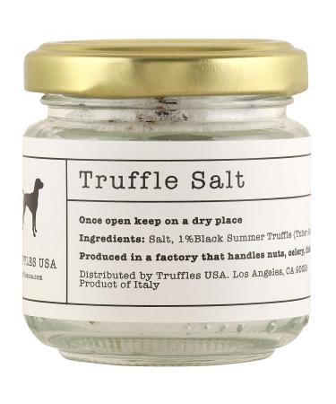 TRUFFLES USA Truffle Salt 3.5 oz (100g) - Imported from Italy | Specialty Vegetarian Gluten-Free Truffle Salt - Buy Online on GoSupps.com