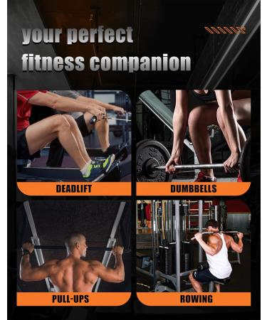 Train Aid Strength Training Leather Lifting Straps | Fitness Bodybuilding & Weightlifting Grip Aids | Gym Accessories for Men & Women - Black - Buy Online on GoSupps.com