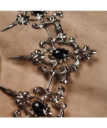 L'VOW Vintage Saint Halo Crown Tiara Headband Baroque Goddess Bridal Hair Accessory Costume - S1 Silver - Buy Online on GoSupps.com