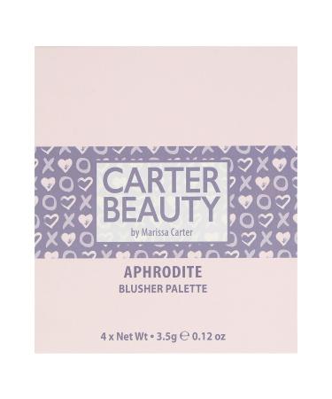 Carter Beauty Blusher Palette - Highly Pigmented 3 Matte & 1 Shimmer Shades - Cruelty-Free - Cool-Toned Aphrodite Palette - 0.48 Oz - Buy Online on GoSupps.com