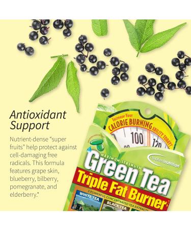 Applied Nutrition Green Tea Fat Burner - 30 Liquid Soft-Gels Pack of 3 - Increases Calorie Burning & Supplies Powerful Antioxidants - 45 Total Servings - Buy Online on GoSupps.com