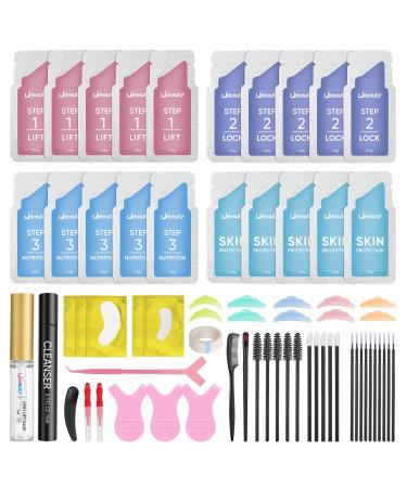 Libeauty eyelash lifting set eyebrow lifting set eyelash wave set effectiveness 6-8 weeks fully equipped tools salon results and easy to use
