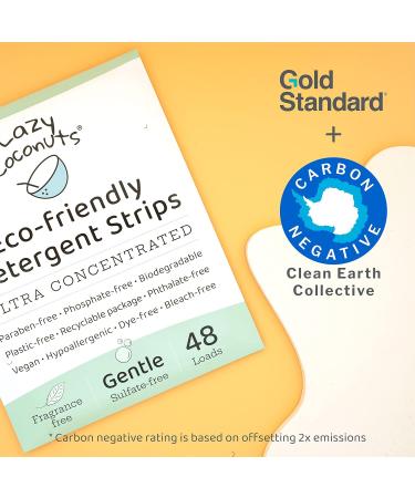 Eco-Friendly Laundry Detergent Sheets | Sulfate-Free Hypoallergenic Gentle for Sensitive Skin & Babies - Buy Online on GoSupps.com