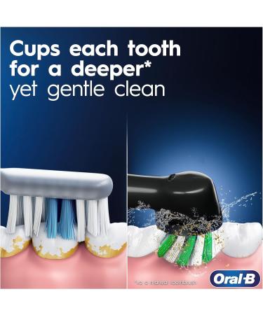 Oral-B Vitality Pro 2x Electric Toothbrushes Gift Set | 3 Brushing Modes, 2 Toothbrush Heads | Perfect Christmas Gifts for Men and Women | 2 Pin UK Plug | Black & Blue Duo - Buy Online on GoSupps.com