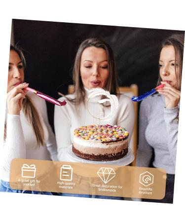 Angoily Cake Picks Cupcake Topper Cake Decoration Cake Pick Party Supplies White Paper Cup Pearl - Buy Online on GoSupps.com