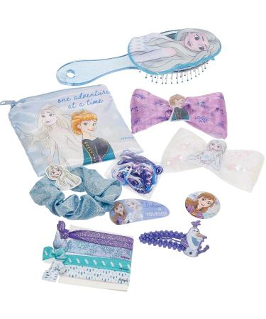 Disney Frozen Townley Girl Hair Accessories Box | Gift Set for Kids Girls | Ages 3+ (13 Pcs) Hair Bow, Hair Brush, Clips & More for Parties, Sleepovers & Makeovers - Buy Online on GoSupps.com