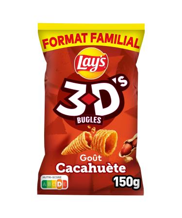 Lay's 3D's Peanut Family Size 150g