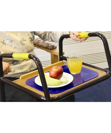 Non-Slip Dycem Mat | Rectangular Blue (25x18 cm) - Ideal for Home & Office Use - Buy Online on GoSupps.com