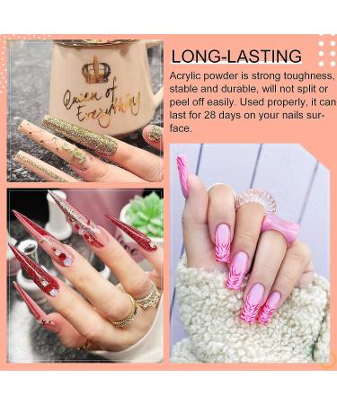 Saviland Acrylic Powder Set Starter - 36 Colors Cherry Blossom Christmas Set for Nail Extension and Carving - Professional Polymer for DIY and Salon - B4 - Buy Online on GoSupps.com