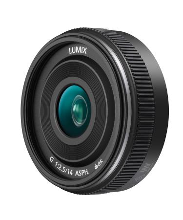 Panasonic LUMIX G Lens, 14mm, F2.5 II ASPH., Mirrorless Micro Four Thirds, H-H014AK (USA BLACK)