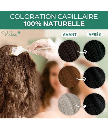 Henn Noir 100g Coloration V g tale Naturelle Cheveux Poudre Teinture Indigo Sans Produits Chimiques Durable - Buy Online on GoSupps.com
