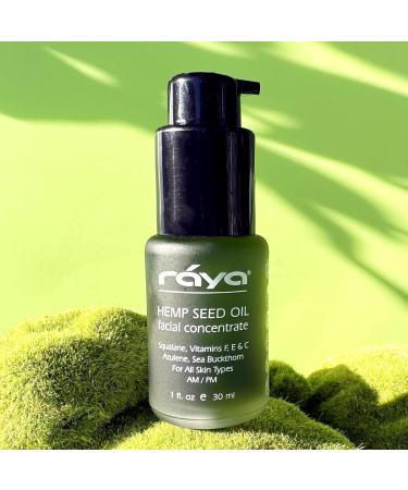 Raya Hemp Seed Oil Facial Serum | Nourishing Anti-Aging Moisturizer for Mature Dry & Acne-Prone Skin - Buy Online on GoSupps.com