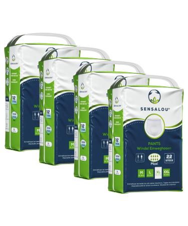 Sensalou Incontinence Pants Adult Men Women Size XL (88) - Diaper Pants