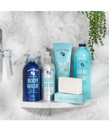 Hand in Hand Sea Salt Body Wash 10 Fl Oz - Nourishing Eco-Friendly Cleansing for Glowing Skin | International Shipping Available - Buy Online on GoSupps.com