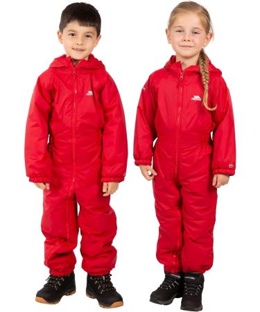Trespass Kids' Waterproof Rain Suit 3-4 Years - Signal Red | Outdoor Playwear - Buy Online on GoSupps.com