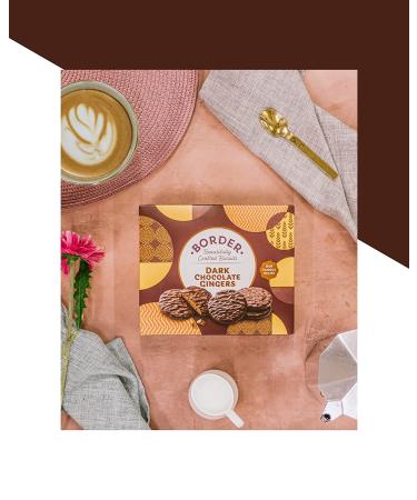 Border Dark Chocolate Gingers 255g (2 Pack) | Authentic UK Recipe - Buy Online on GoSupps.com