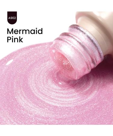 MAYCHAO 15ML Gel Nail Polish 1Pc Mermaid Pink Gel Polish Soak Off UV LED Fall Nail Polish Nail Art Starter Manicure Salon DIY at Home 0.5 OZ - Buy Online on GoSupps.com