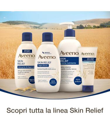 AVEENO Soothing Nourishing Cream - Skin Relief for Dry to Very Dry Skin Fragrance-Free 500 ml | International Shipping Available - Buy Online on GoSupps.com