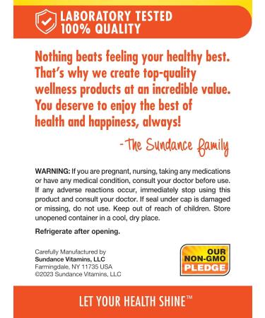 Sundance Probiotic-14 | 25 Billion Cultures | 30 Capsules | with Prebiotics | Vegetarian Non-GMO and Gluten Free Supplement - Buy Online on GoSupps.com