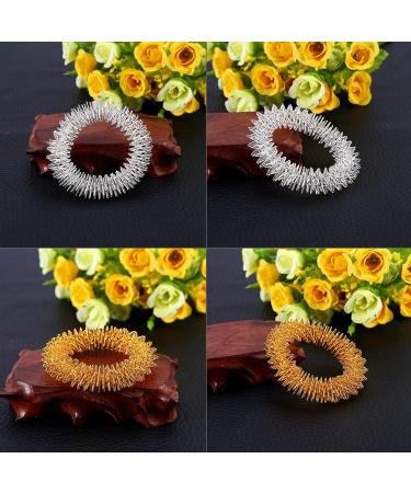Acupressure Rings & Bracelets | Stainless Steel Hand Massage for Relaxation | Premium Acupuncture Wrist Massager - Buy Online on GoSupps.com