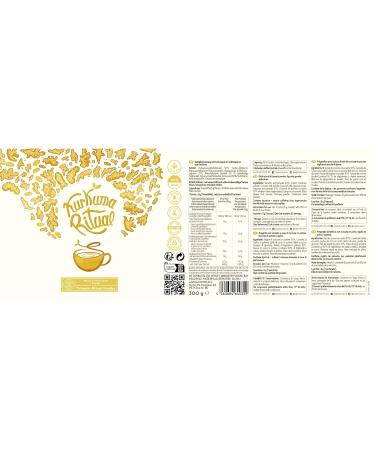 Buy Turmeric Ritual Latte - Golden Milk with Curcuminoids | 300g Powder - Healthy Superfood for Immune Support - Buy Online on GoSupps.com