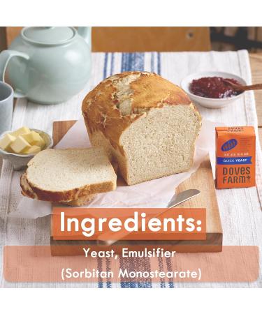 Doves Farm Quick Yeast 8 Packets - Fast-Acting Bread Yeast for Baking - 8 Count (Pack of 1) - Buy Online on GoSupps.com