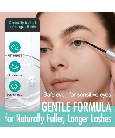 LASHVIEW Eyelash Growth Serum (0.17fl.oz / 5ml) - Premium Lash Enhancer for Longer Thicker Fuller Lashes - Strengthens & Conditions Lashes - Safe & Effective Formula for Visible Results in 2 Weeks Lash Serum-5ml - Buy Online on GoSupps.com