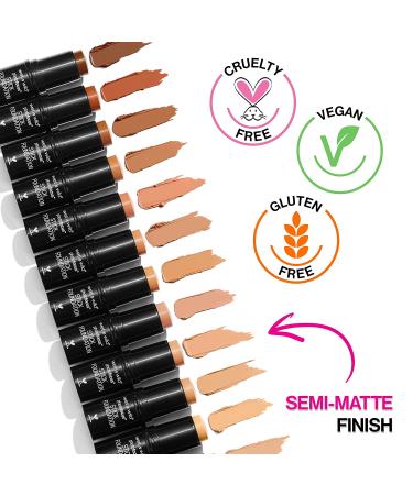 Wet n Wild Photo Focus Matte Foundation Stick Makeup Soft Ivory | Vegan & Cruelty-Free - Buy Online on GoSupps.com