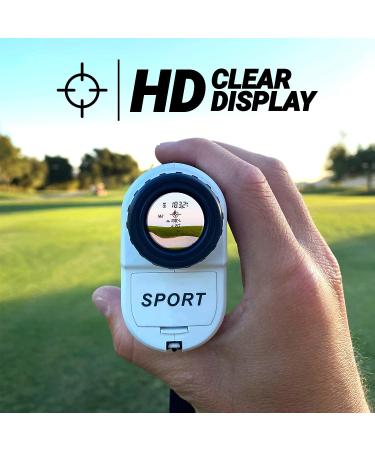 Blue Tees Golf Series 1 Slope Laser Rangefinder - 650 Yards Range, Flag Lock, Slope Measurement, Pulse Vibration, 6X Magnification - Buy Online on GoSupps.com