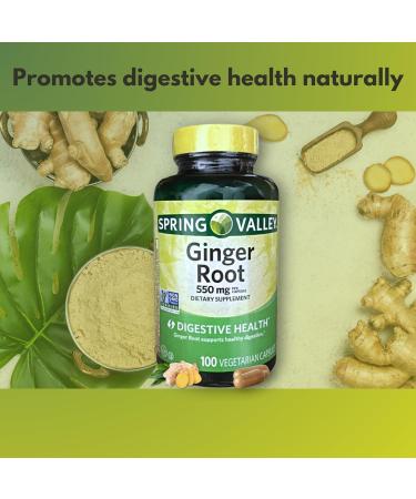 FUSION SHOP STORE Smart choices meaningful life! Ginger Root 550mg- Organic Supplements 100 Capsules (Pack of 1) - Buy Online on GoSupps.com
