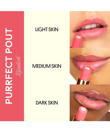 Winky Lux Purrfect Pout Lip Stain - Semi-Sheer Natural Lipstick with Jojoba Oil & Vitamin E - Buy Online on GoSupps.com