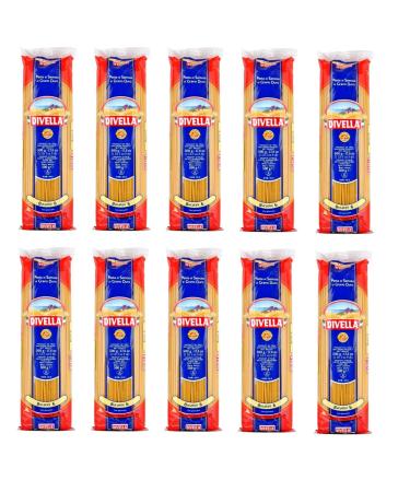 10 x Divella 100% Italian Bucatini Pasta No. 6 7 Minute Cooking 500 g