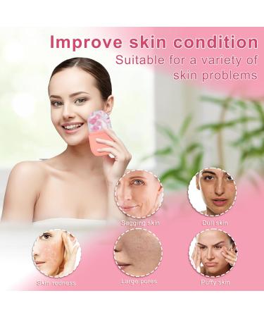 TaShow Ice Roller & Gua Sha Set - Silicone Facial Ice Cube for Brightened Skin & Shrink Pores (Pink) - Women s Face Massage Tool - Buy Online on GoSupps.com