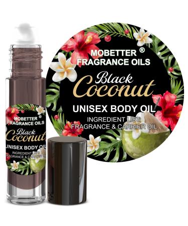 MOBETTER FRAGRANCE OILS Black Coconut Fragrance Body Oil for Unisex
