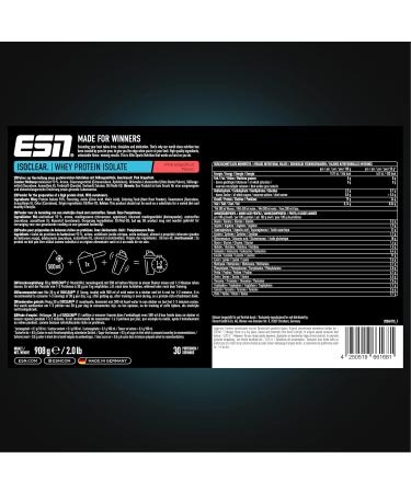 ESN Isoclear Whey Isolate Protein Powder - Pink Grapefruit Flavor 908g | Fruity Clear Whey Tested Quality Made in Germany - Shop Now! - Buy Online on GoSupps.com