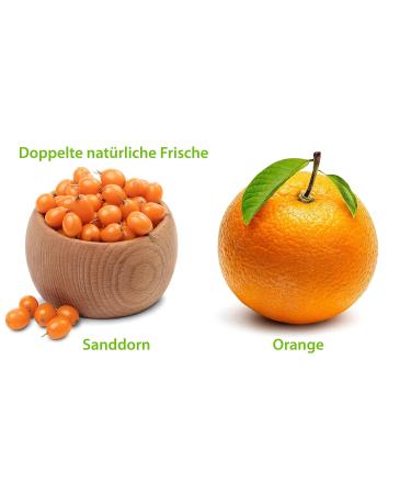 Greenendoor Body Peeling Sugar Scrub - Organic Sanddorn & Orange | 230g Natural Paraben-Free Microplastic-Free Exfoliating Scrub for Radiant Skin - Buy Online on GoSupps.com