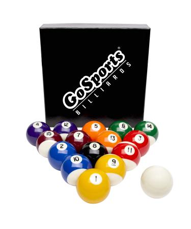 GoSports Regulation Billiards Balls - Complete Set of 16 Professional Balls, Multi - Buy Online on GoSupps.com