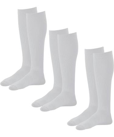Ames Walker AW Style 632 Diabetic Knee High Socks (3 Pack) - Large Black | 8-15 mmHg Compression - Buy Online on GoSupps.com