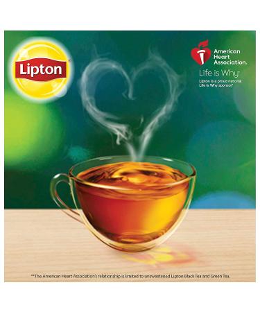 Lipton Decaf Black Tea Bags - 75 Count (Pack of 2) | Caffeine-Free, Made with Real Tea Leaves for a Delicious Beverage - Buy Online on GoSupps.com