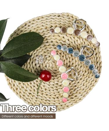 3 Pack Metal Hair Claw Clips - Fashion Hair Clips for Women and Girls, Ideal for Thick & Thin Hair - Buy Online on GoSupps.com
