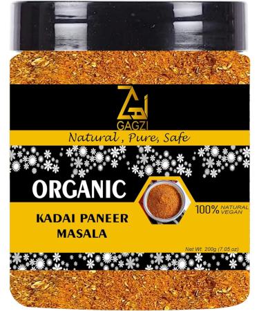 GAGZI All Natural Organic Spices Kadai Paneer Masala 100 Gram (Packing May Be Vary) Pack Of 1 100 Gram 3.35 oz - Buy Online on GoSupps.com