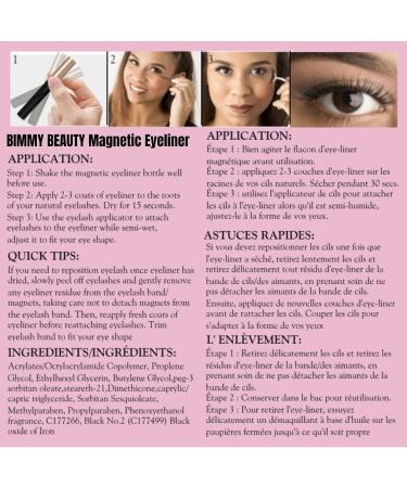 Magnetic Eyeliner - Magnetic Liner - Eyelash Adhesive - Waterproof - Smudge Proof - Vegan - Wind Repellant - Oil Proof - Easy to Remove 8mL - Buy Online on GoSupps.com