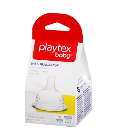 Playtex NaturaLatch Y-Cut Nipple 2-Count - Buy Online on GoSupps.com