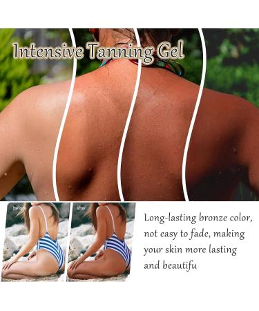 Luxury-Intensive Tanning Gel Tanning Accelerator Cream Intensive Tanning Luxe-Gel Natural Tanning Accelerator Cream Gel Sunbed Tanning Accelerator Effective in Sun-Beds Brown Tanning Cream 150g - Buy Online on GoSupps.com